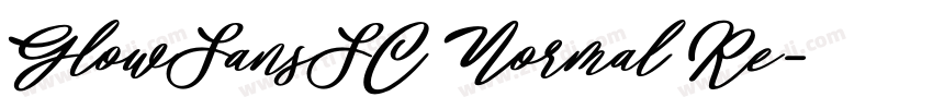 GlowSansSC Normal Re字体转换